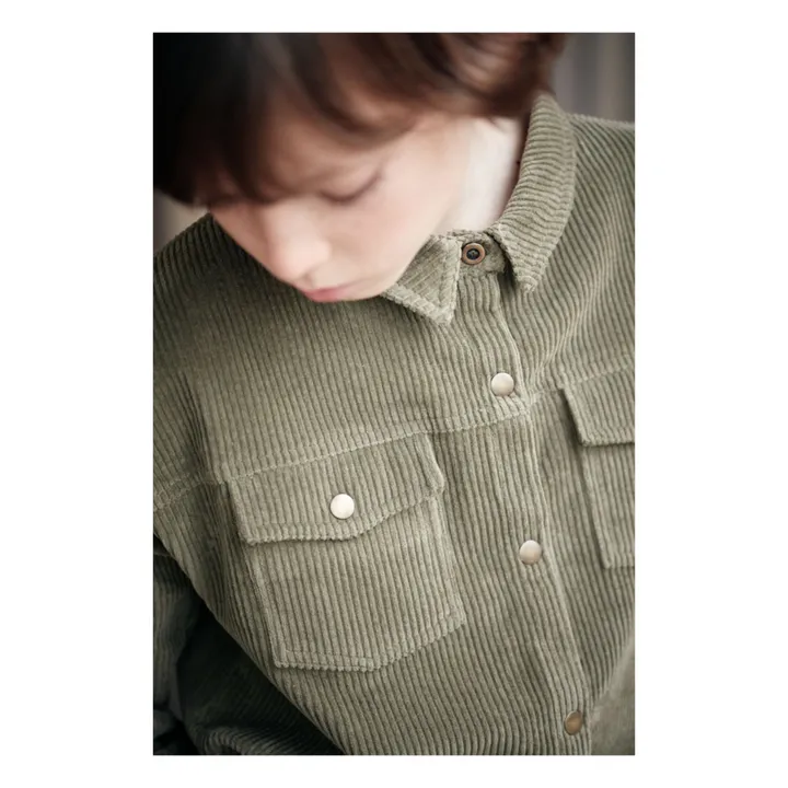 Camisa de pana Sachou | Verde- Imagen del producto n°5