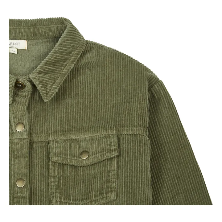 Camisa de pana Sachou | Verde- Imagen del producto n°6