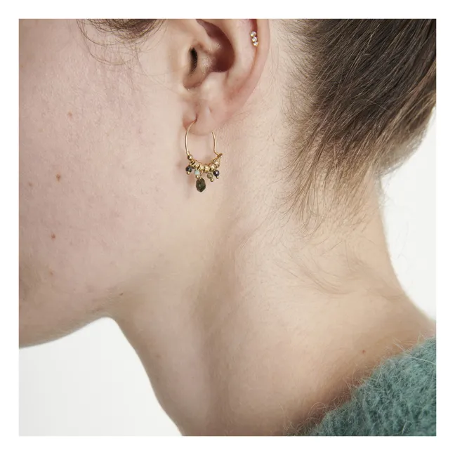 Iva Earrings | Green