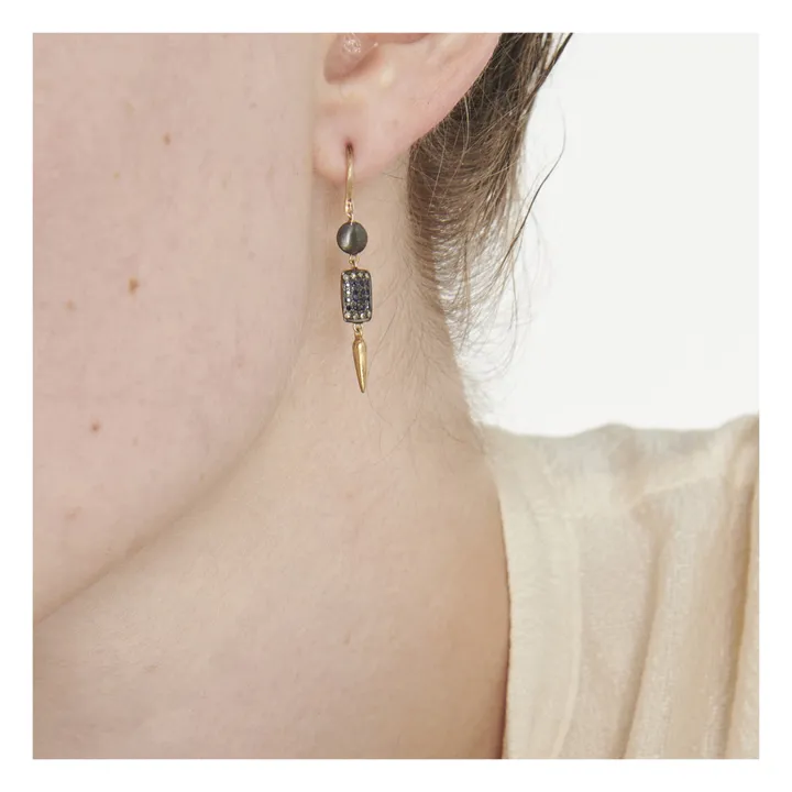 Enzo Earrings | Gold- Product image n°1