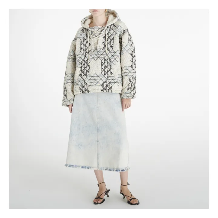 Blouson Matelassé Clemence | Ecru- Image produit n°1