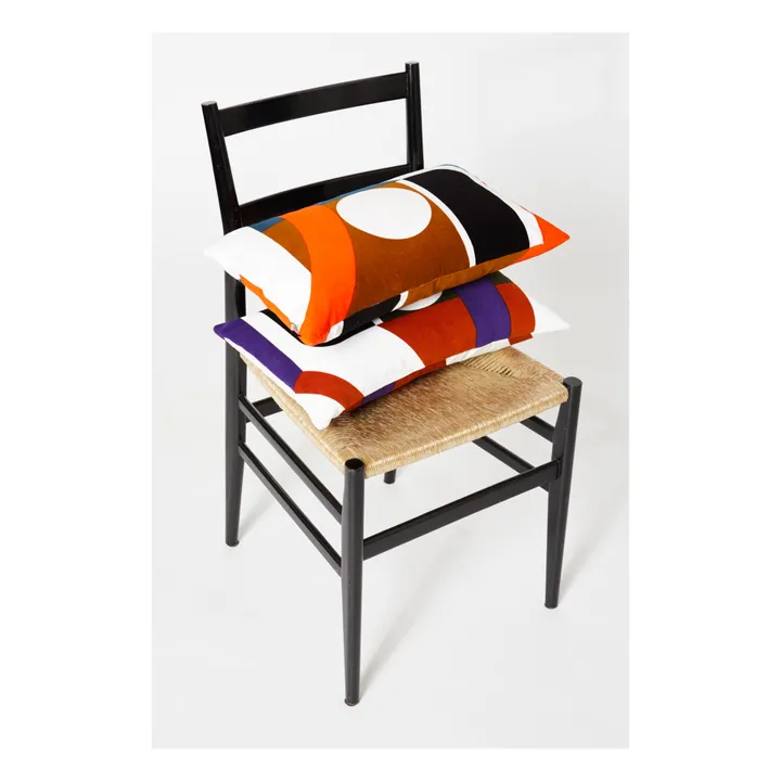 Cuscino, modello: Vision, in cotone | Arancione- Immagine del prodotto n°3