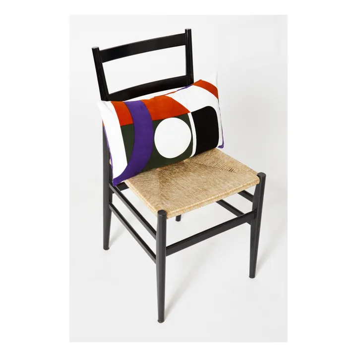 Coussin Vision en coton | Violet- Image produit n°2