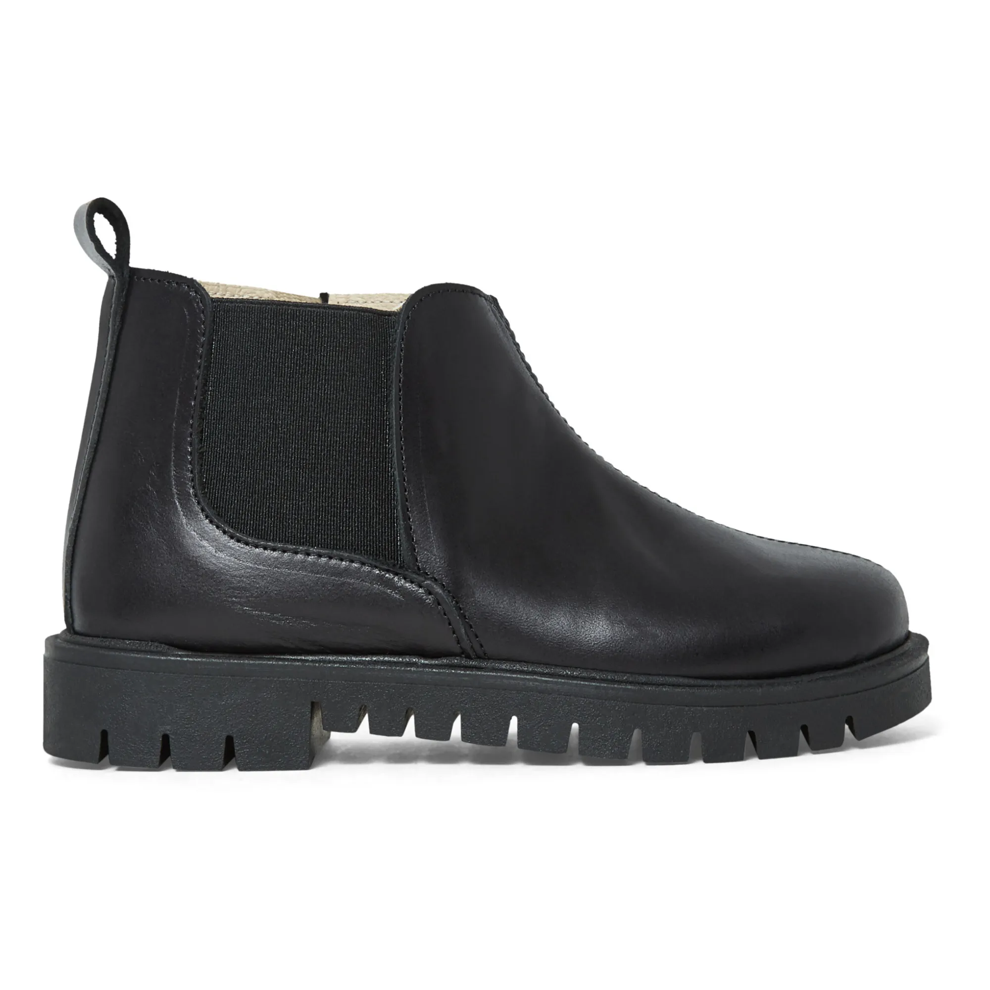 Babywalker Black Leather Chelsea Boots