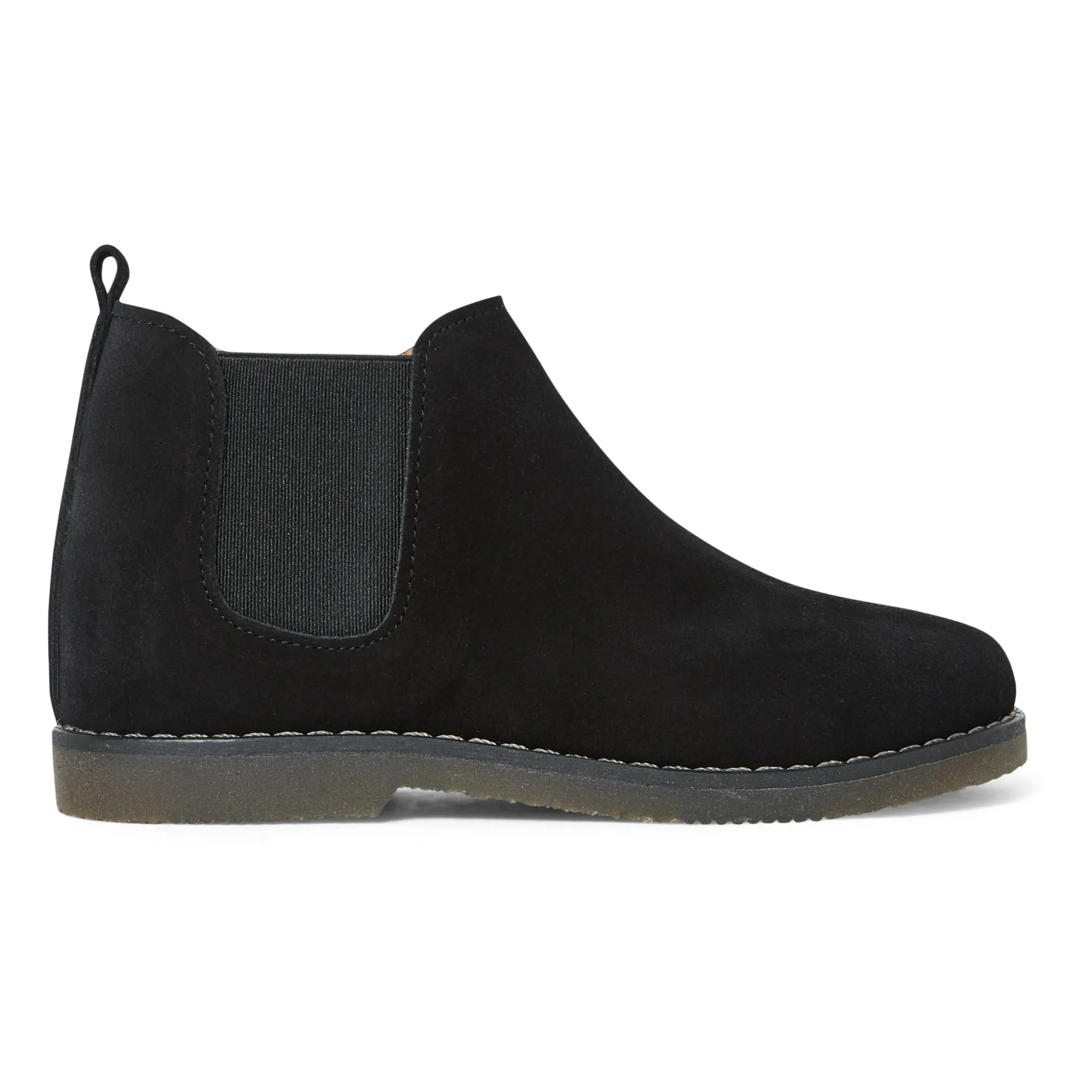 Babywalker Black Suede Zip-Up Chelsea Boots