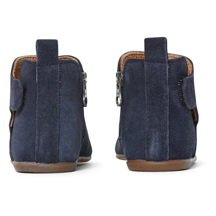 Suede Baby Boots | Navy blue- Product image n°2