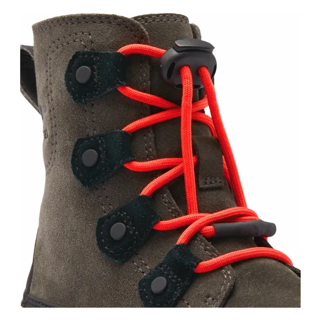 Stivali, modello: Explorer, con lacci elasticizzati | Nero