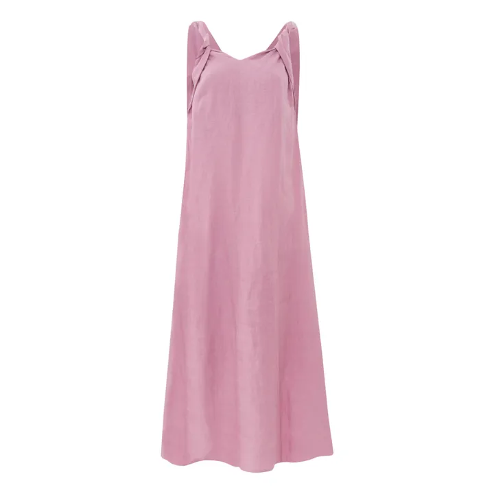 Vestido de lino The Turn | Rosa- Imagen del producto n°0
