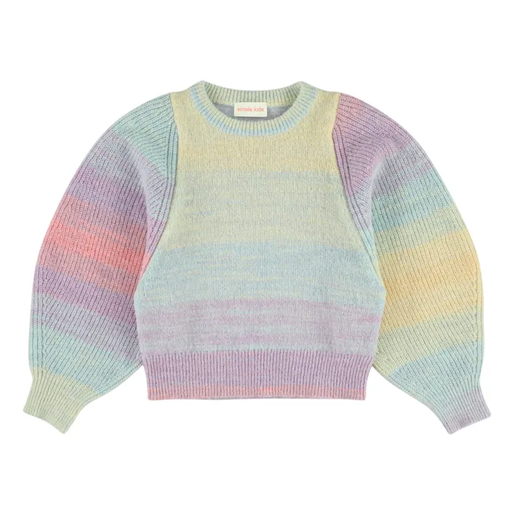Madonna Puff Sleeve Jumper | Blue- Product image n°0