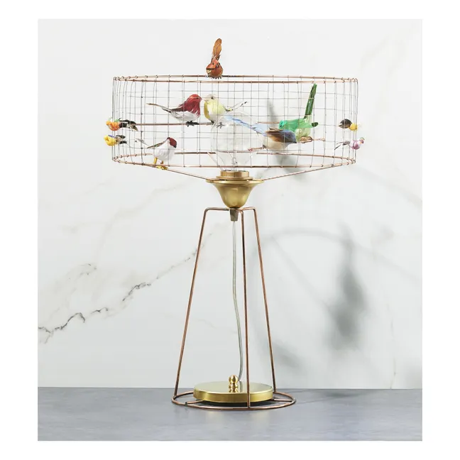 Large Birdbage Table Lamp