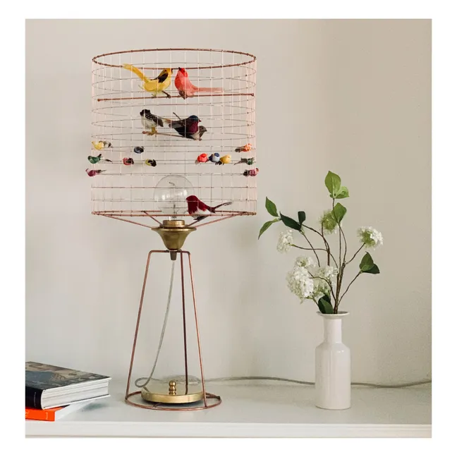 Tall Birdcage Table Lamp