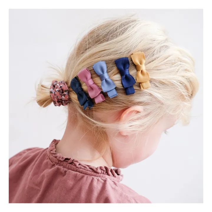 Hair Bows - Set of 5 | Blue- Product image n°1