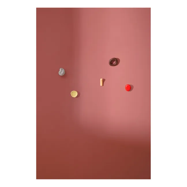 Ceramic Coat Hook | Lie de vin