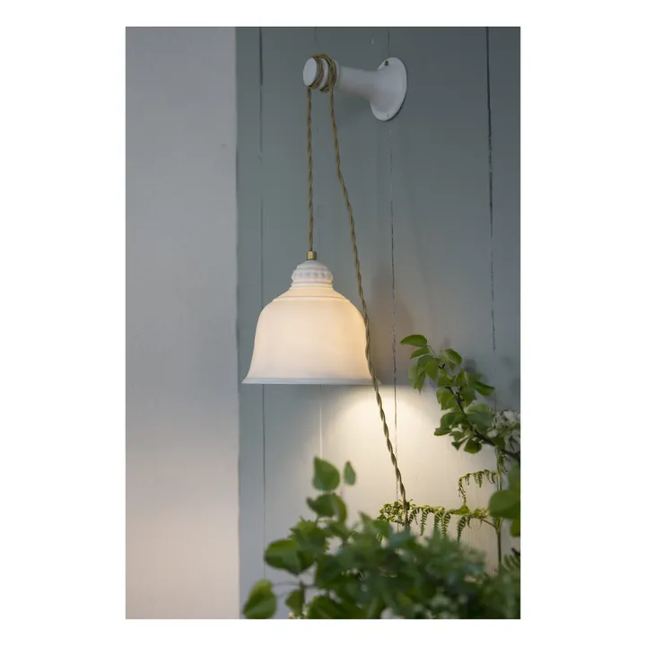 Angkor Biscuit Pendant Lamp | White- Product image n°1