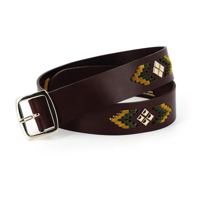 Maya Belt | Burgundy