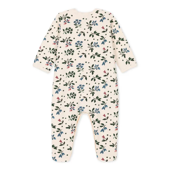 Chachat Organic Cotton Footed Pyjamas | Ecru- Product image n°2