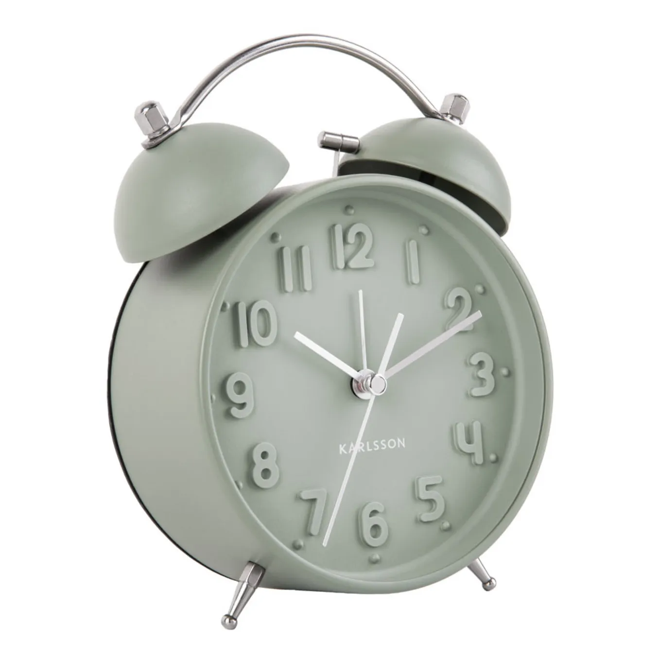 Present Time Verdigris Iconic Alarm Clock