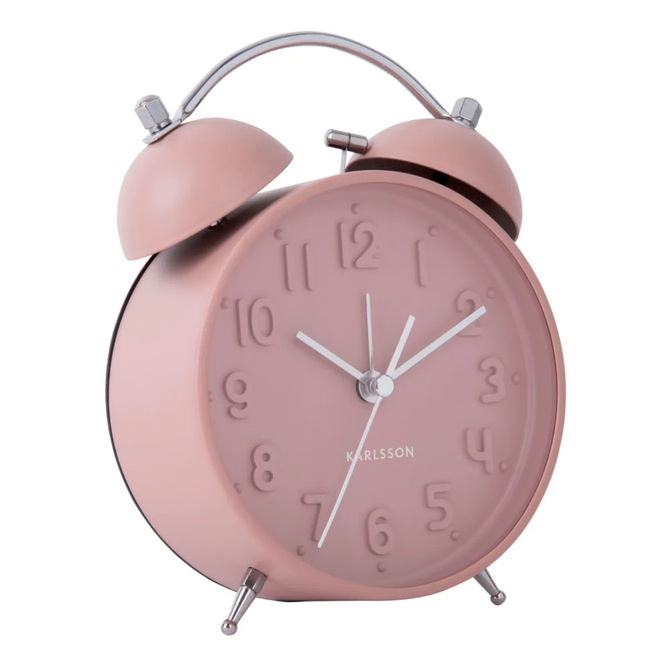 Present Time Dusty Pink Iconic Alarm Clock