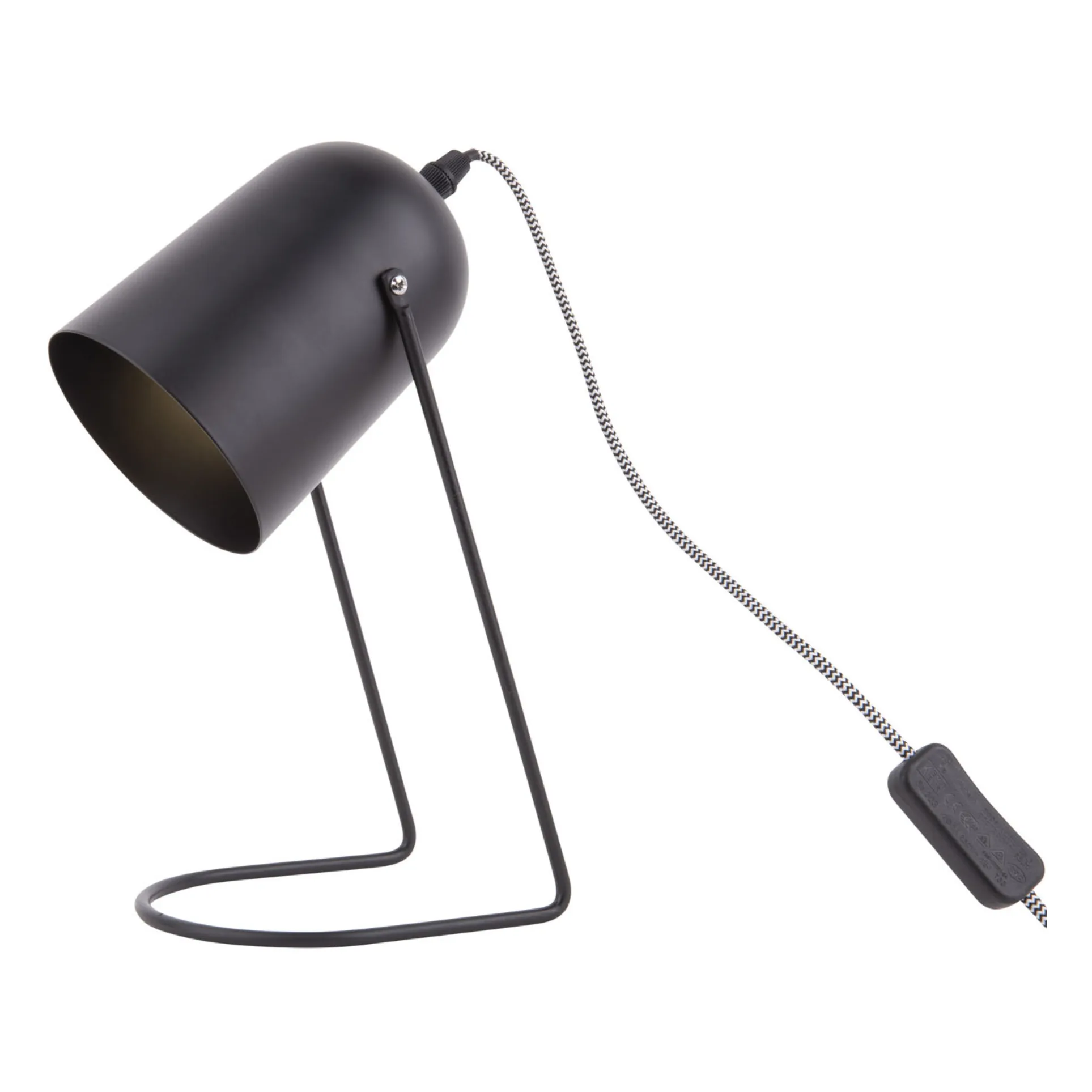 Present Time Black Enchant Iron Table Lamp