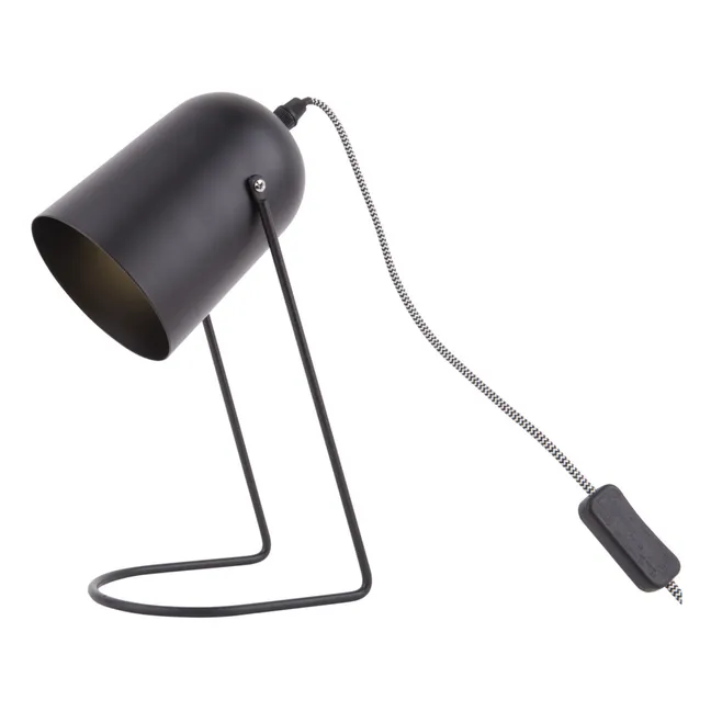 Lámpara de mesa Enchant de hierro | Negro