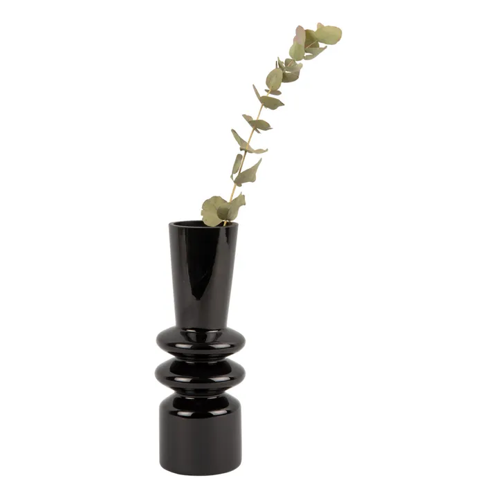 Vase Sparkle Straight | Schwarz- Produktbild Nr. 2