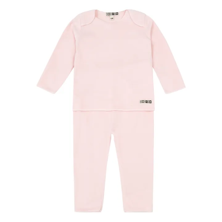 Nais Fine Polar Fleece Jumper and Leggings | Pale pink- Product image n°0