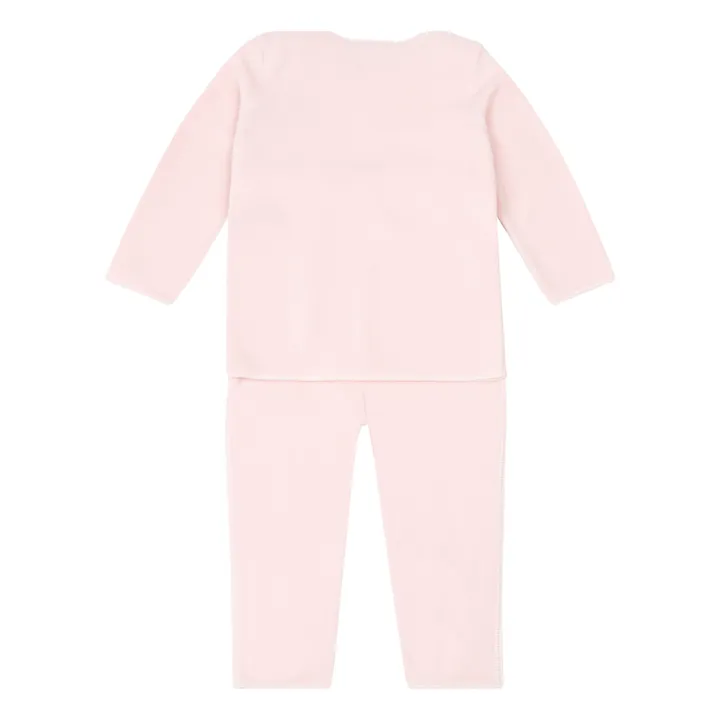 Nais Fine Polar Fleece Jumper and Leggings | Pale pink- Product image n°1
