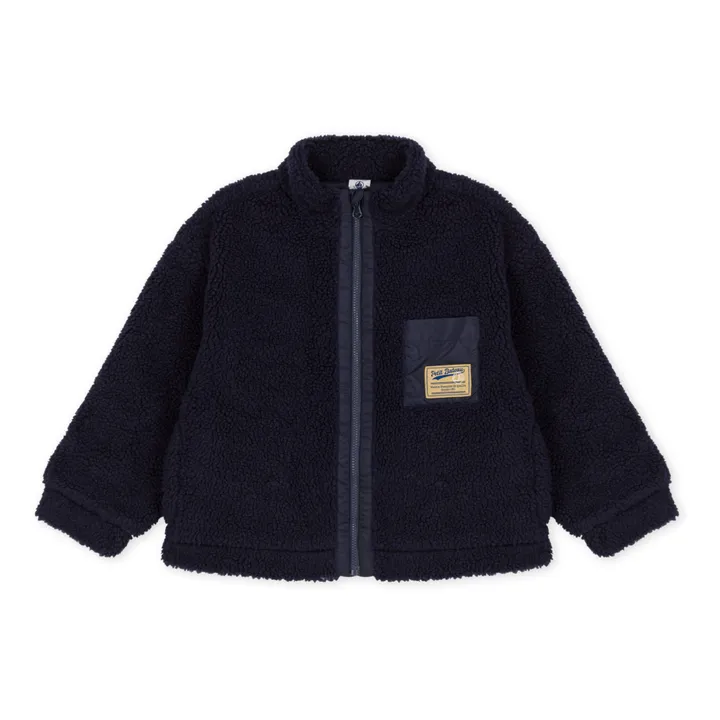 Cameo Sherpa Jacket | Navy blue- Product image n°0