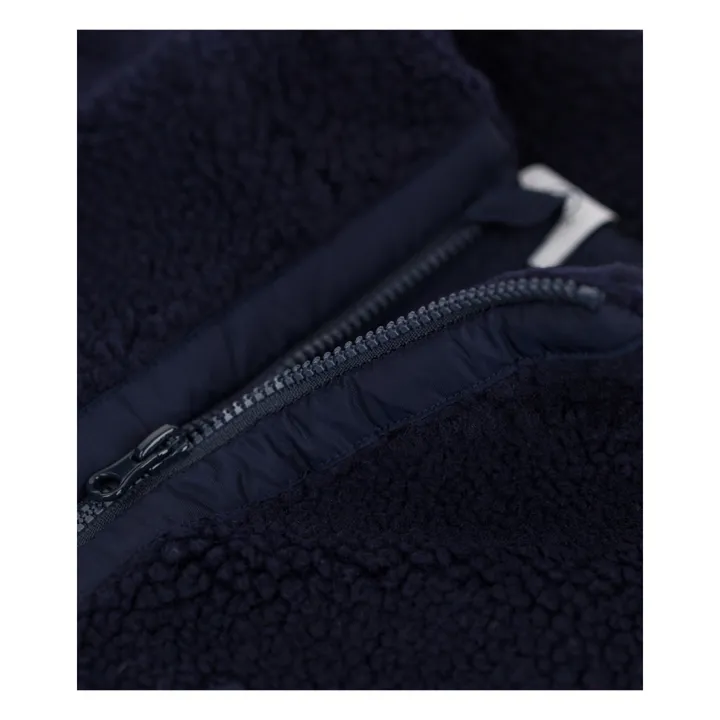 Cameo Sherpa Jacket | Navy blue- Product image n°3