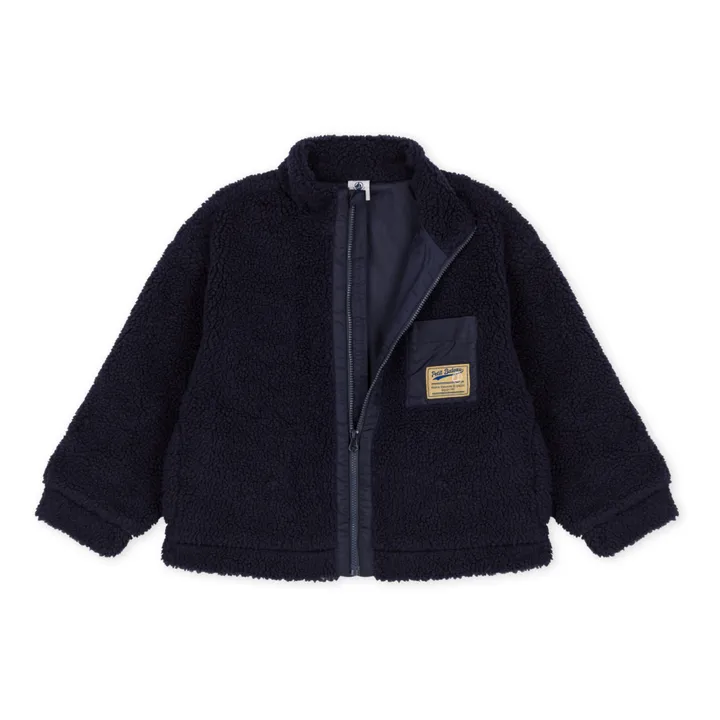 Cameo Sherpa Jacket | Navy blue- Product image n°4