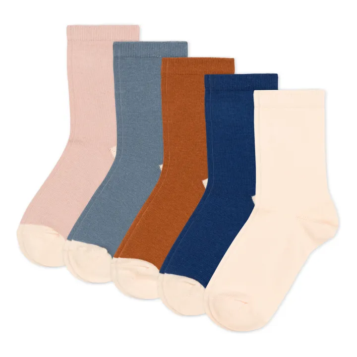 Socks - Set of 5 | Brown- Product image n°0