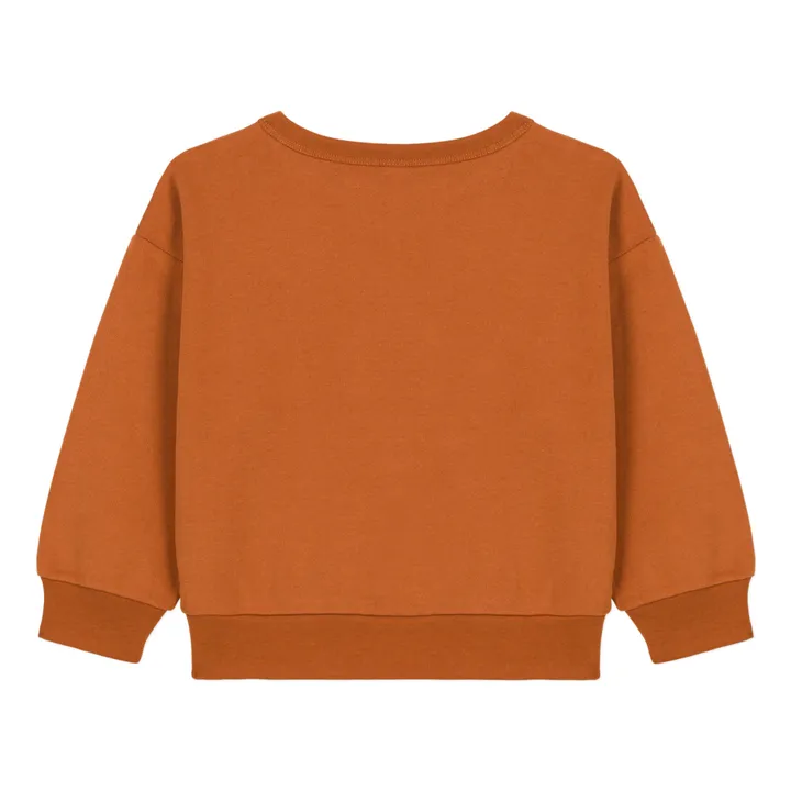 Sweatshirt Molton Schulranzen | Orange- Produktbild Nr. 2