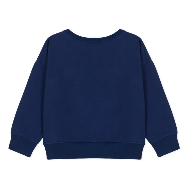Städtisches Fleece-Sweatshirt | Blau- Produktbild Nr. 3