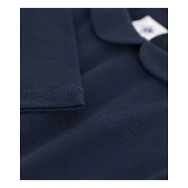 Coving Peter Pan Collar T-shirt | Navy blue