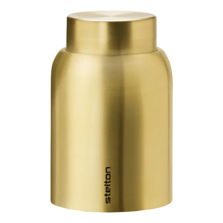 Bouchon de bouteille en laiton brossé | Laiton- Image produit n°0