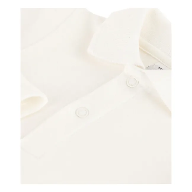 Body Col Polo Coton Bio Ceddy | Blanc