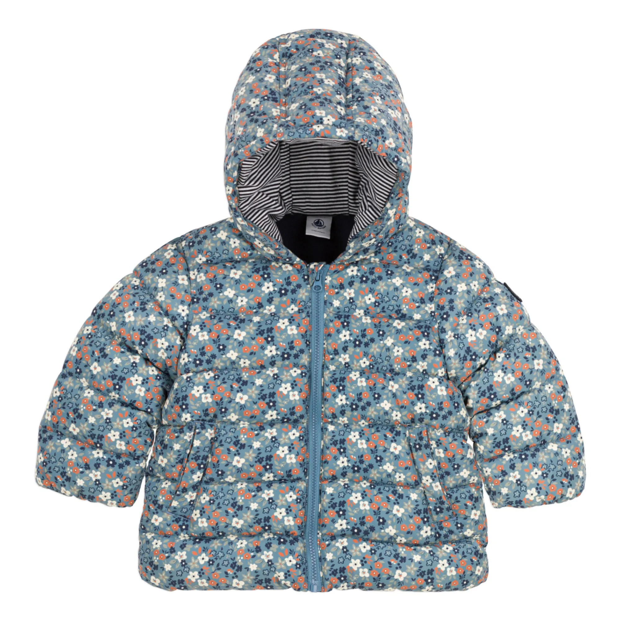Petit Bateau Blue Coraline Puffer Jacket
