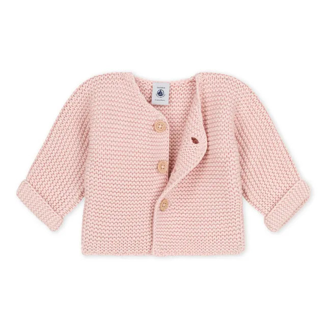 Cardigan Tricot Point Mousse Clothilde | Rose