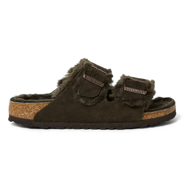 Sandales Arizona Shearling - Collection Adulte | Chocolat