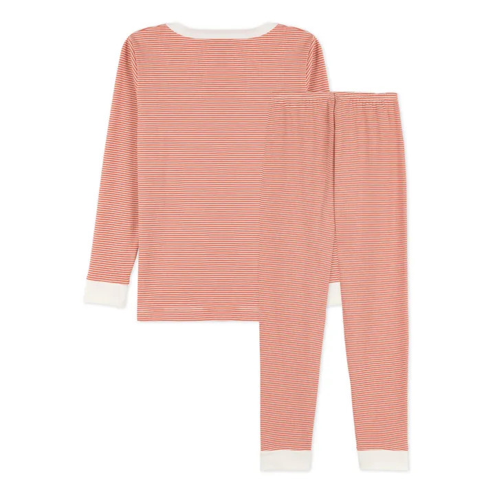 Pyjama Coton Bio Ciré | Rouille- Image produit n°3