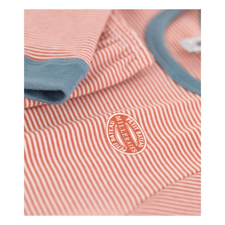 Pyjama Coton Bio Ciré | Rouge- Image produit n°1
