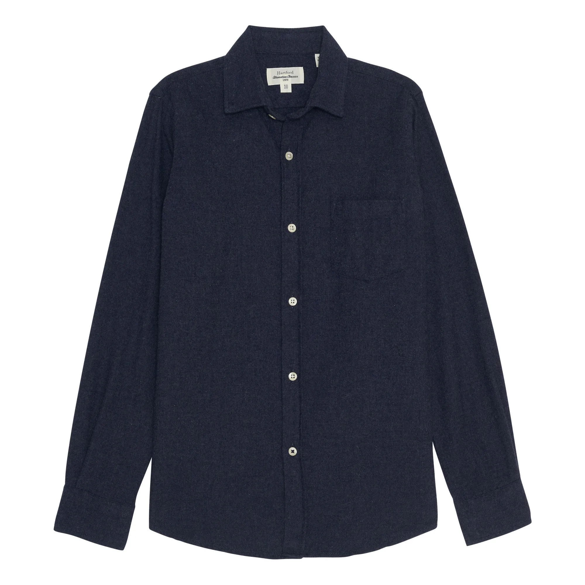 Hartford Midnight Blue Paul Shirt