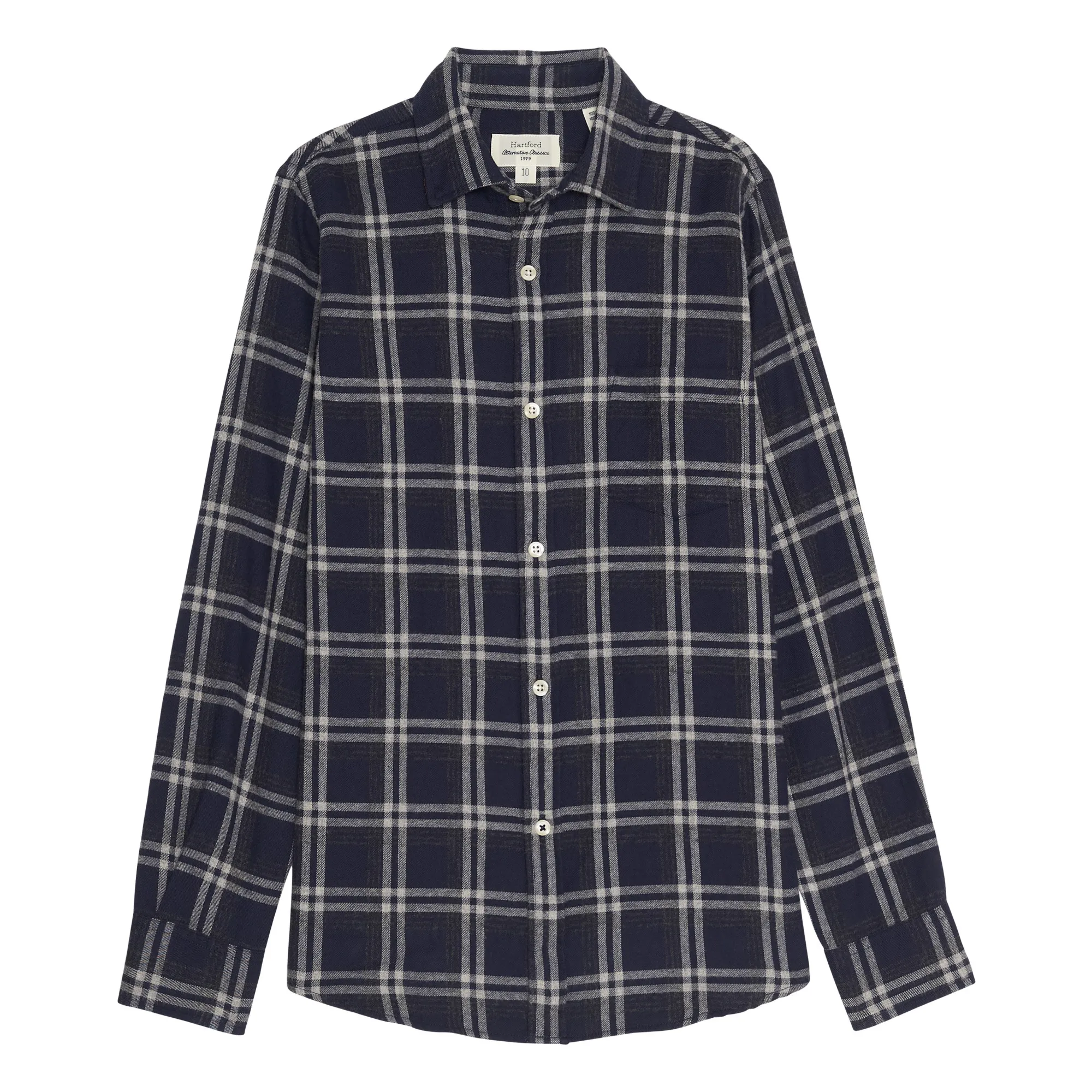 Hartford Navy Blue Paul Shirt