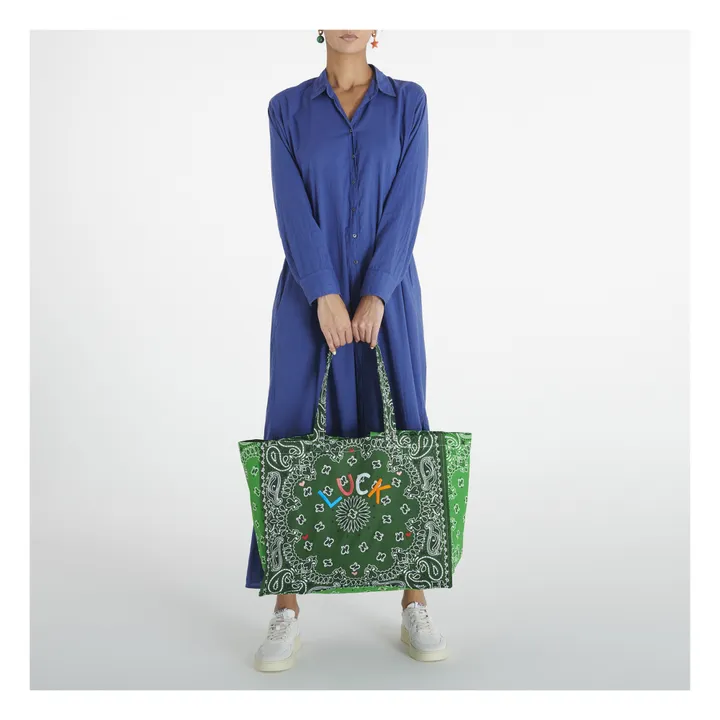 Luck Maxi Tote Bag | Green- Product image n°1