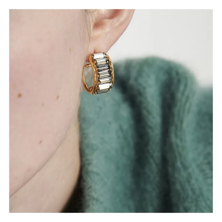 Ziggy Hoop Earrings | Grey- Product image n°2