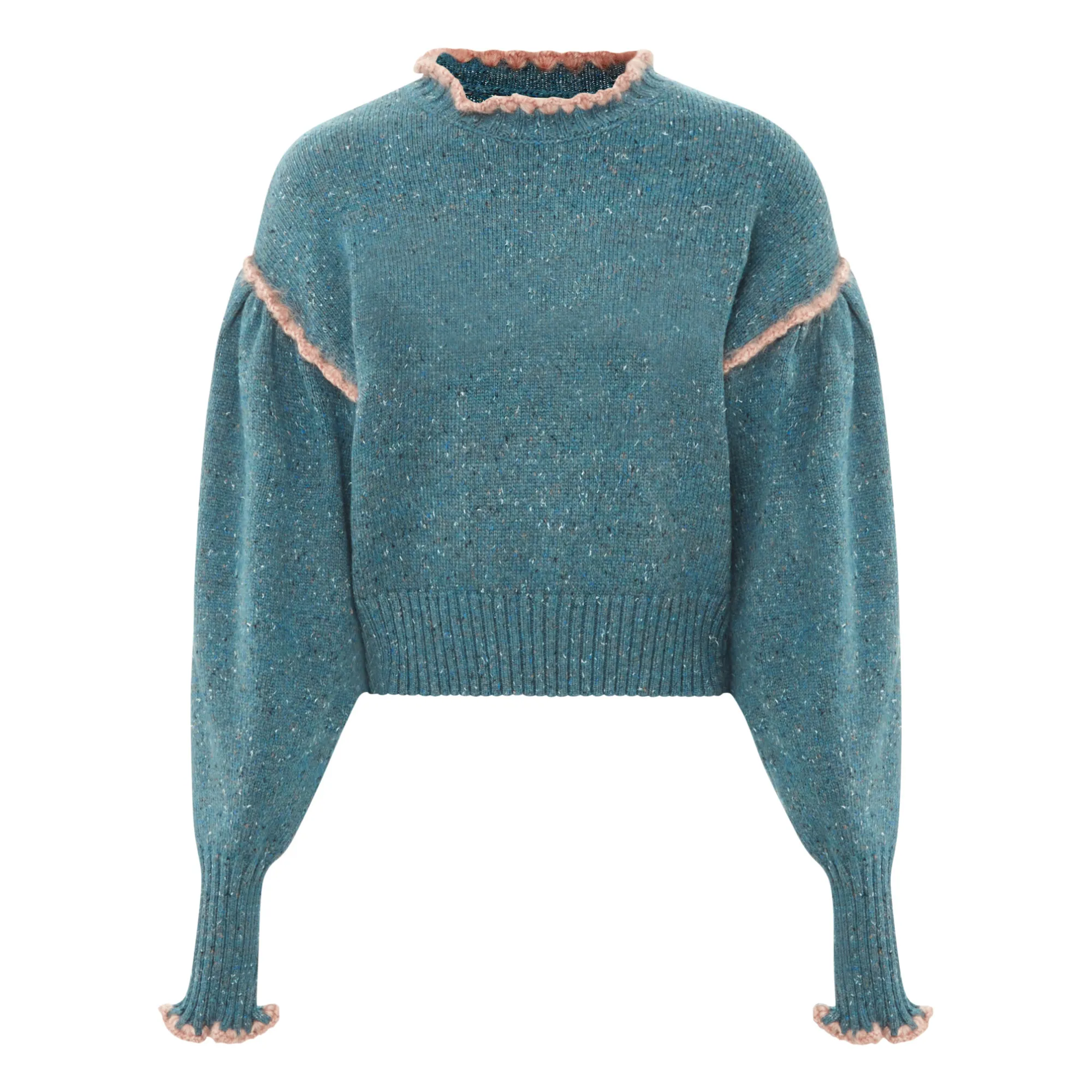 Ulla Johnson Navy Blue Dayanna Extra Fine Mohair Jumper