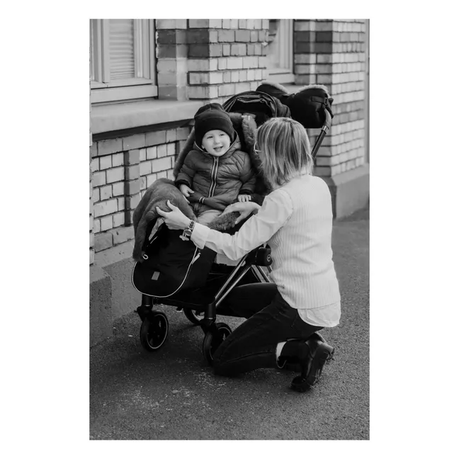 Coprigambe universale in pelle di agnello | Grigio antracite