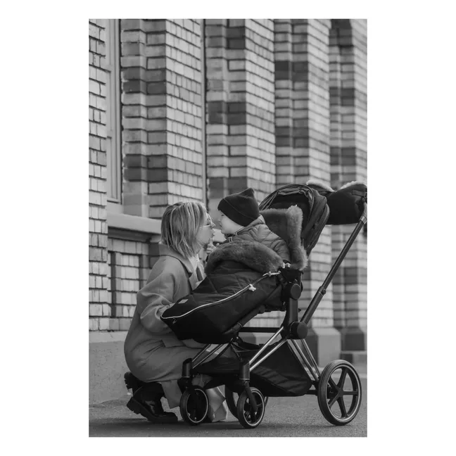 Coprigambe universale in pelle di agnello | Grigio antracite