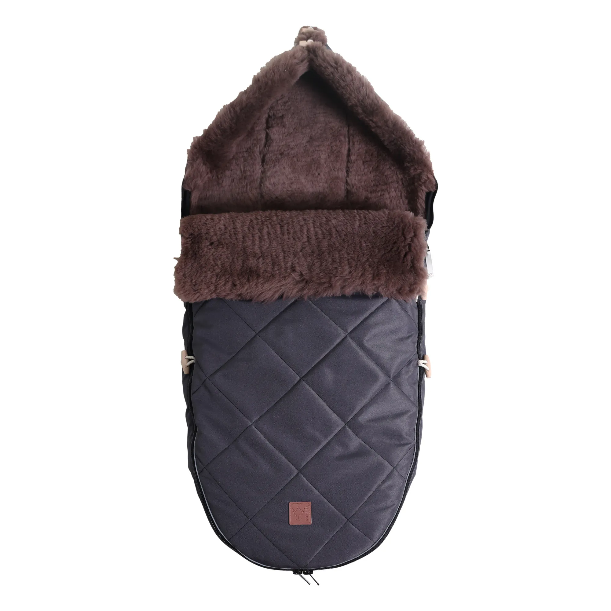 Kaiser Charcoal Grey Lambskin Universal Footmuff