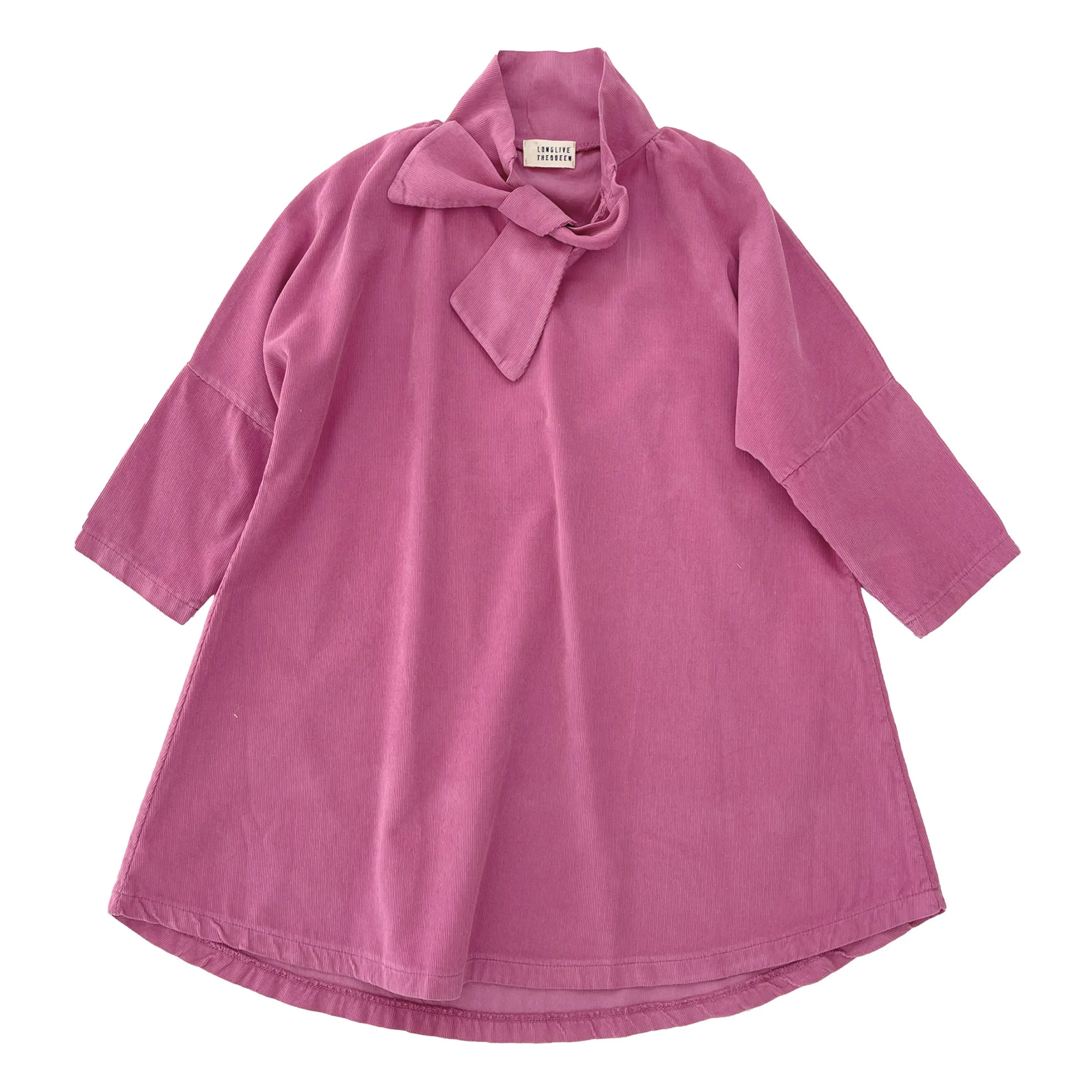 Longlivethequeen Fuchsia Organic Cotton Dress